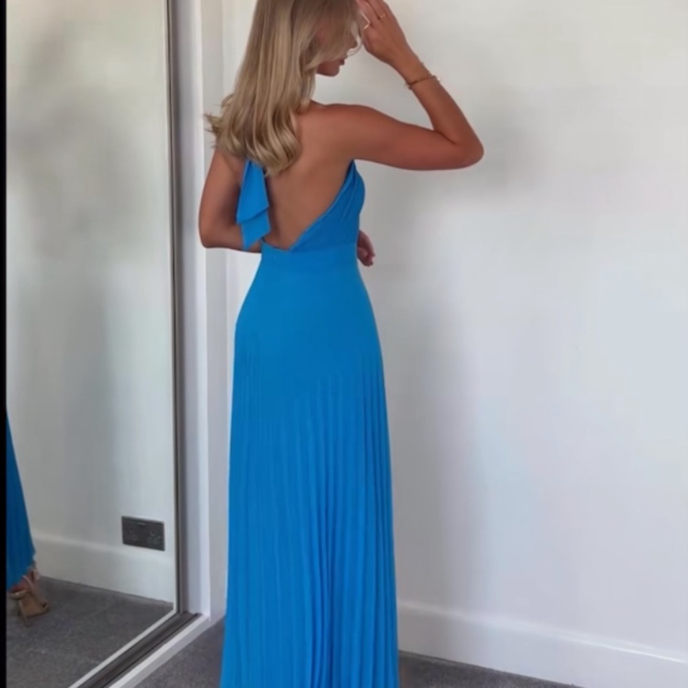 Zara PLEATED DRESS - Picture 3 of 12